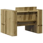 vidaXL Canapé de jardin 79x60x62 cm bois de pin imprégné