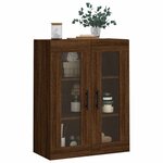 vidaXL Armoire murale chêne marron 69 5x34x90 cm