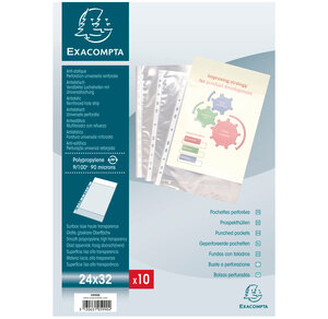 Sachets 10 poch perf 32x24cm EXACOMPTA