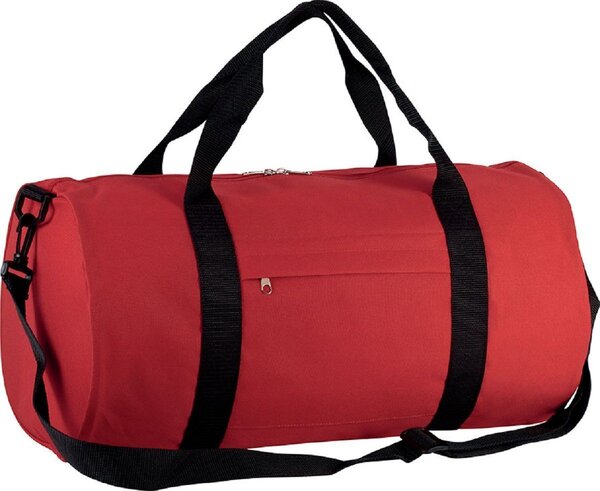 Sac fourre tout en forme tubulaire - KI0633 - rouge