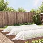 vidaXL Tunnels en filet 3 Pièces 1 5x5 m fibre de verre et PP