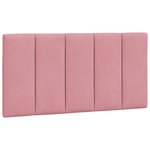 vidaXL Cadre de lit sans matelas Hanko rose 100x200 cm velours