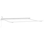 vidaXL Auvent rétractable automatique avec LED bordeaux 500x300 cm