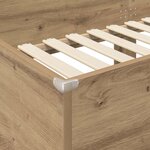 vidaXL Lit Superposé pour Enfants Chêne artisanal 80 x 160 cm