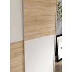 Armoire 2 portes coulissantes - 120 x 61 2 x 190 5 cm - OZZULA