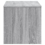 vidaXL Meuble TV sonoma gris 120x40x40 cm bois d'ingénierie