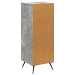 vidaXL Armoire à tiroirs Gris béton 33 x 34 5 x 90 cm