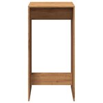 vidaXL Table de bar chêne artisanal 51x50x103 5 cm bois d'ingénierie
