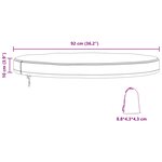 vidaXL Housse de Table Extérieure 92 x 92 x 10 cm Tissu Oxford 420D