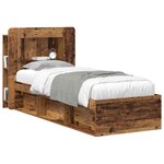 vidaXL Cabinet de Tête de Lit Bois ancien Bois d’ingénierie