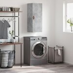 vidaXL Armoire murale gris béton 34 5x34x90 cm