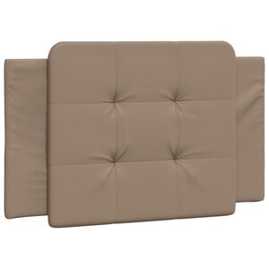 vidaXL Coussin de tête de lit Zadar cappuccino 90 cm similicuir
