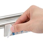 vidaXL Porte-serviettes Argent 40 x 9 x 4 cm Acier inoxydable