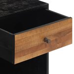 vidaXL Table de chevet 40x30x50 cm bois massif de teck
