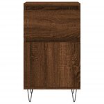 vidaXL Buffets 2 Pièces chêne marron 40x35x70 cm bois d'ingénierie