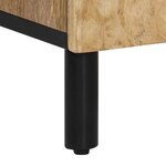 vidaXL Armoire de salle de bain 38x33x160 cm bois massif de manguier