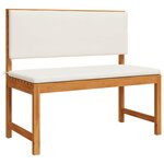 vidaXL Ensemble bistro de jardin 5 Pièces Marron Bois d'acacia massif