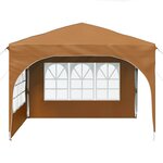 vidaXL Tente de fête pop-up 290 x 290 x 245 cm Beige