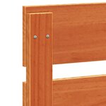 vidaXL Tête de lit cire marron 180 cm bois massif de pin
