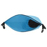 Vidaxl sac sec avec fermeture éclair bleu 20 l pvc