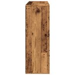 vidaXL Cloison de séparation vieux bois bois d'ingénierie