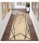 Tapis de salon croisé 80 x 150 cm - Noir