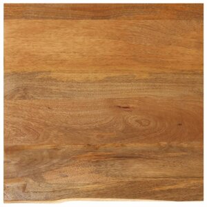 vidaXL Dessus de table à bord vivant 80x80x3 8 cm bois massif manguier