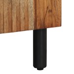 vidaXL Armoire de salle de bain 38x33x160 cm en bois d'acacia massif