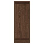 vidaXL Armoire à chaussures chêne marron 29 5x34x76 cm bois ingénierie