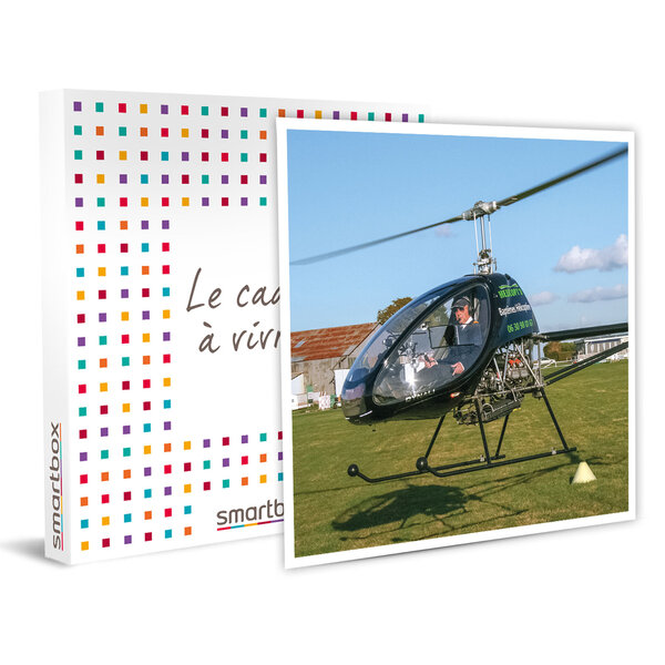 SMARTBOX - Coffret Cadeau - Vol aventure en hélicoptère ULM près de Saint-Quentin -