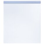 vidaXL Film de fenêtre statique dépoli gris transparent 90x1000 cm PVC