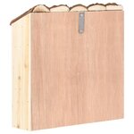 vidaXL Hôtel à insectes 30x10x30 cm Bois de sapin
