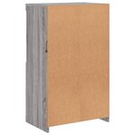 vidaXL Buffet avec lumières LED sonoma gris 60 5x37x100 cm