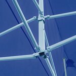 vidaXL Tente de fête 291 x 580 x 315 cm Bleu Tissu Oxford