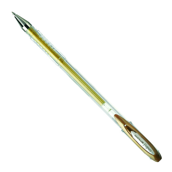 Stylo roller Signo Ecriture moyenne Or métallisé