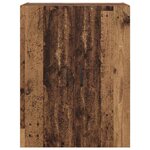 vidaXL Armoire suspendue Montage mural Bois ancien 69 5 x 34 x 90 cm