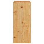 vidaXL Commode Drammen Chêne 76 5 x 40 x 91 cm Bois de pin massif
