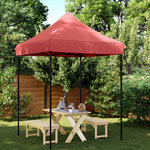 vidaXL Tente de fête 200 x 200 x 306 cm Bordeaux Tissu Oxford