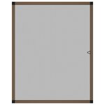 vidaXL Moustiquaire pour fenêtres Marron 100x120 cm