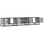 vidaXL Meuble TV sonoma gris 210x35x41 cm bois d'ingénierie