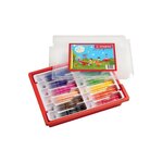 Schoolpack de 96 Feutres POWER Max Pte Large 12 couleurs assorties STABILO