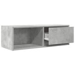 vidaXL Meubles TV 2 Pièces gris béton 80x31x25 5 cm bois d'ingénierie