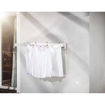 Leifheit étendoir mural telegant plus 70 blanc 83201