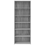 vidaXL Buffet haut sonoma gris 70x41x185 cm bois d'ingénierie