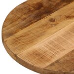 vidaXL Dessus de table 90x40x2 5 cm ovale bois massif de manguier brut