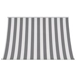 vidaXL Auvent Anthracite et blanc 150 x 150 cm
