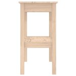 vidaXL Table console 80x40x75 cm Bois massif de pin