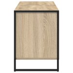 vidaXL Meuble TV Sonoma 140 x 36 x 49.5 cm Bois d'ingénierie