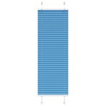 vidaXL Store plissé bleu 40x150 cm largeur du tissu 39 4 cm polyester