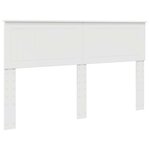 vidaXL Tête de lit Blanc 150 cm Bois d'ingénierie
